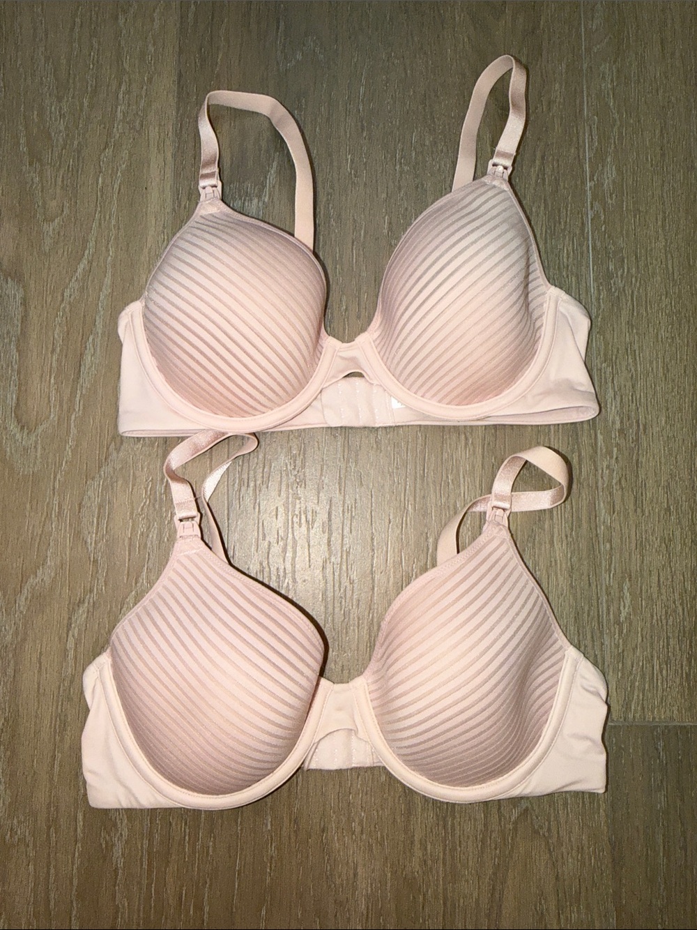 Auden Pale Blush Padded T-Shirt nursing Bras - Set of 2